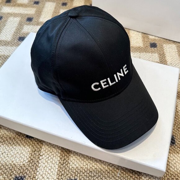 Celine Classic Black Baseball Cap - Picture 2 of 6